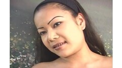 Asian slut has very hungry mouth Thumb