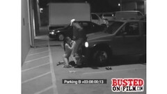 Parking lot blowjob for the security guard Thumb