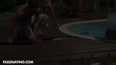 Black Sonja gets banged by pool boy Thumb