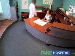 FakeHospital Hot sex with doctor and nurse in patient waiting room Thumb