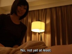 Subtitled Japanese hotel massage handjob leads to sex in HD Thumb