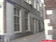 Amsterdam prostitute pussynailed by tourist Thumb