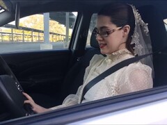 Modest Bride Masturbates in Public Parking Lot Thumb