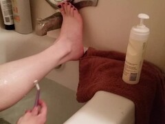 Shaving my legs Thumb