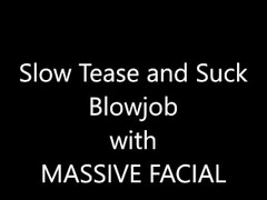 Suck and Tease with MASSIVE Facial- Someone saw us! Thumb