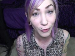 Oral Fixation Sloppy Deep Throating Dildo LOTS of Spit PT1 Thumb
