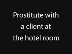 Prostitute with a client at the hotel room with Cathy Crown Thumb