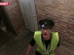 LETSDOEIT - Czech Tourist Pussy Destroyed by Fake Police Officer Thumb