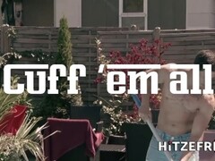 HITZEFREI Tattooed German slut fucking the pool boy Thumb