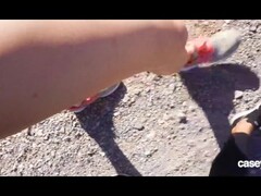 Outdoor Fuck in Public on Hike - Trans & Cis - Casey Kisses & Kylie Kisses Thumb