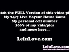 Masturbating through my panties w/ JOI on my live webcam show - Lelu Love Thumb