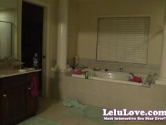 voyeur spying zooming in on sexy amateur in shower washing hair - lelu love Thumb