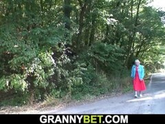 Dude Doggy Bones 80 Years Old Granny Roadside Thumb