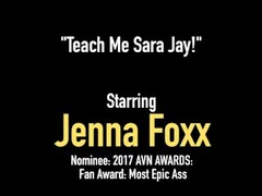 PAWG Milf Sara Jay Instructs Young Ebony Beauty Jenna Foxx How To Eat Pussy Thumb
