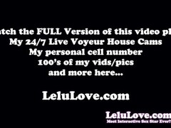 Behind the scenes porn vlog with creampie edging shaving facial JOI oil femdom more... - Lelu Love Thumb