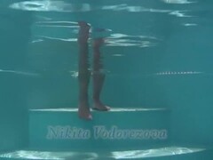 Swimming pool seductive teen babe Nikita Vodorezova Thumb
