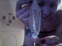 a condom full of.....im ready to drink! Thumb