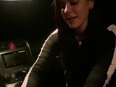 Slutty Amber Storm sucking off a stranger in the car - Part 1 Thumb