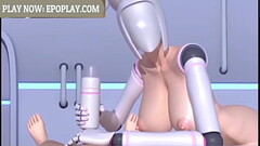 Squeezing Android Nurse Thumb