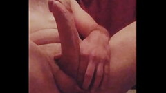 Playing with and stroking my big dick until HUGE slow motion cumshot Thumb