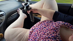 Sexy Big Ass Pawg Milf With Big Tits Caught Masturbating Publicly In Car (Thick White Girl Masturbating) SSBBW Thumb