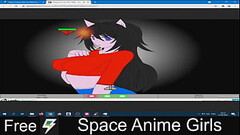 Space Anime Girls Thumb