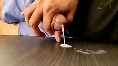 Thick Creamy White Cumshot in Slow Motion Indian Teen Boy Thumb