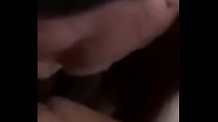 White girl sucking cum out of black dick Thumb